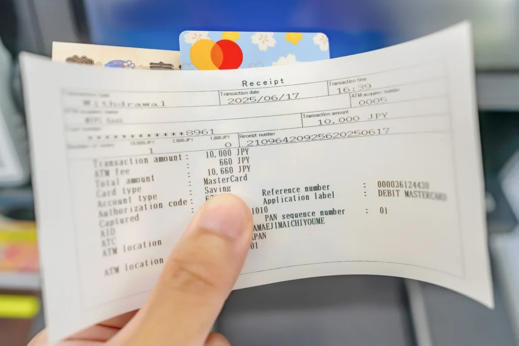 일본 ATM 수수료 비교 솔트래블 수수료 660엔