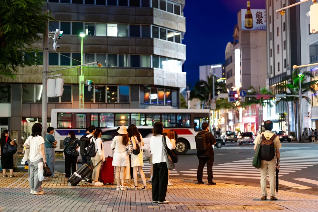 2025년 6월 25일 오키나와 날씨 저녁 국제거리