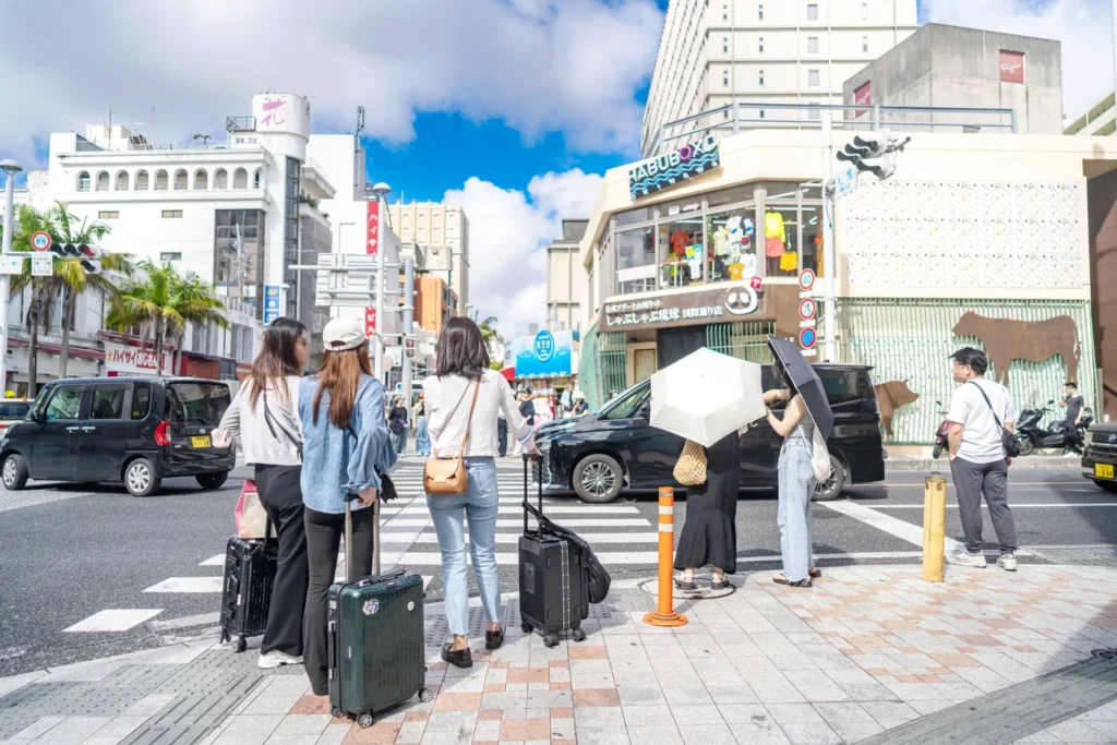 June 10, 2025, Okinawa Weather Clothing of Tourists on Kokusai Street