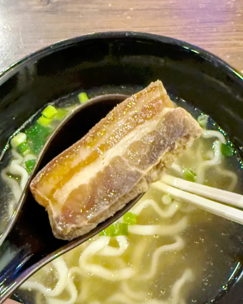오키나와 맛집 후지야 소키소바 고명