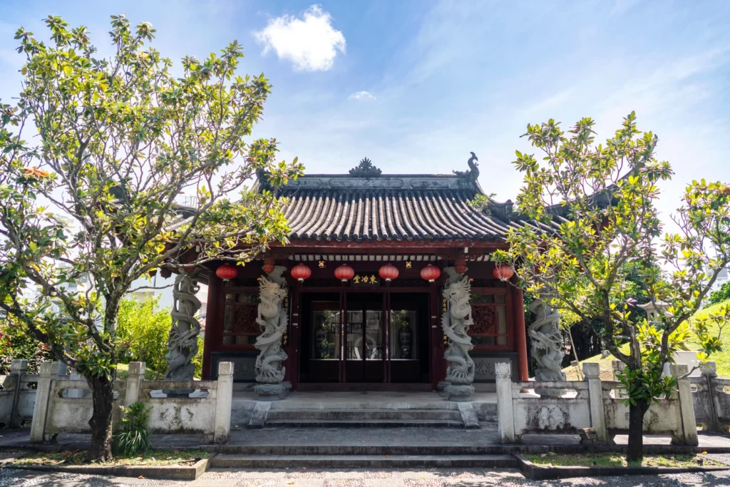 沖繩福州園展示文物的建築