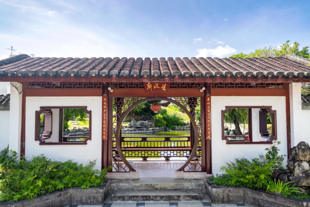 沖繩福州園內部景象
