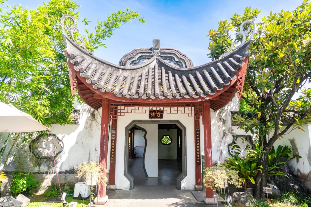 沖繩福州園的建築