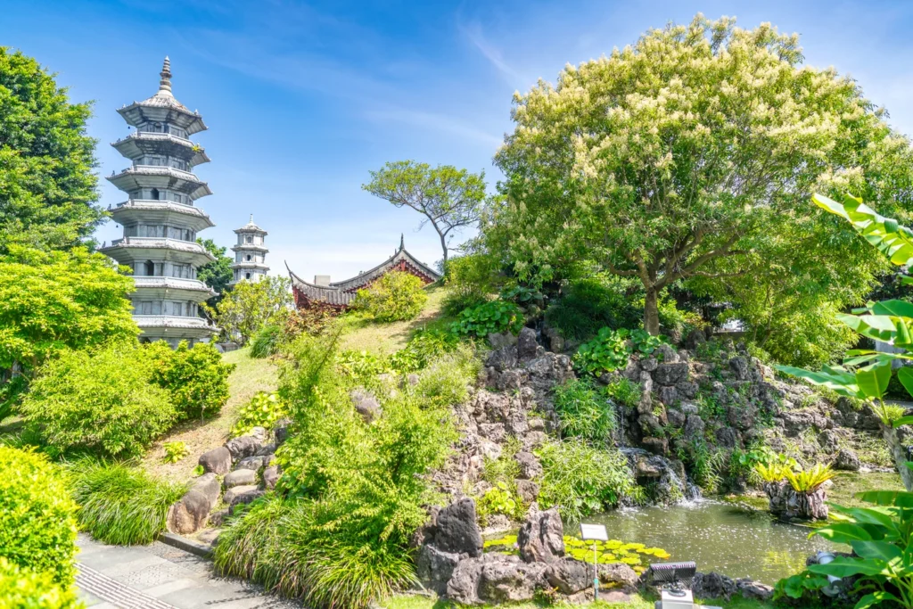 沖繩福州園的花園
