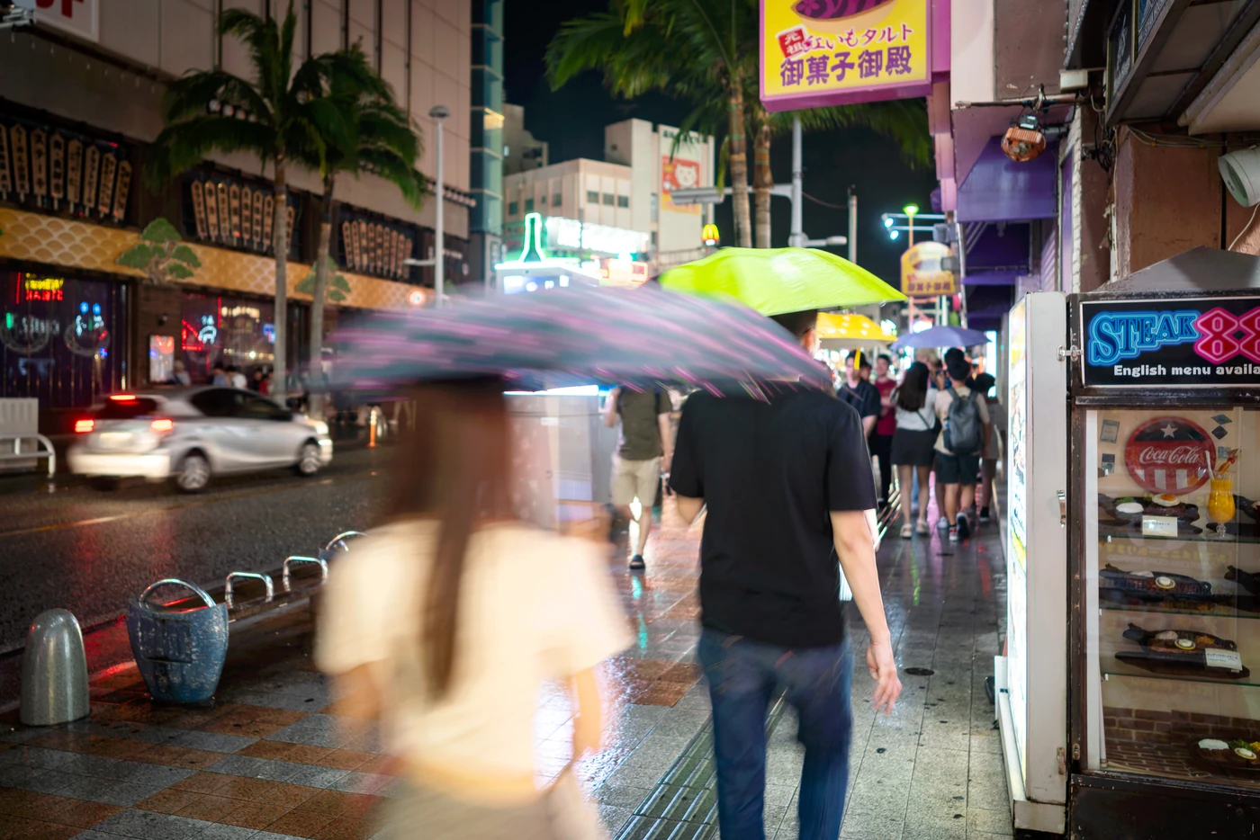 2025年7月5日沖繩天氣 國際通下著陣雨
