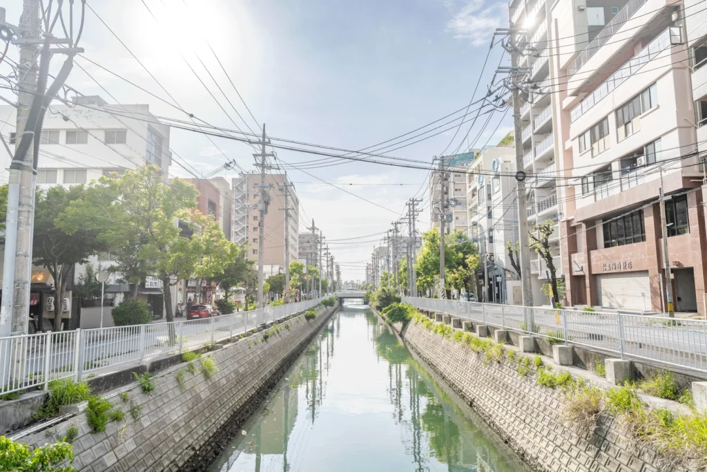 7월 오키나와 날씨 미에바시 강 수위 낮음