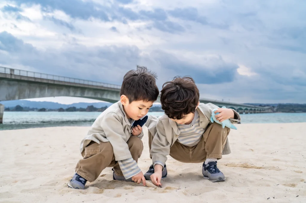 오키나와 스냅 모래놀이