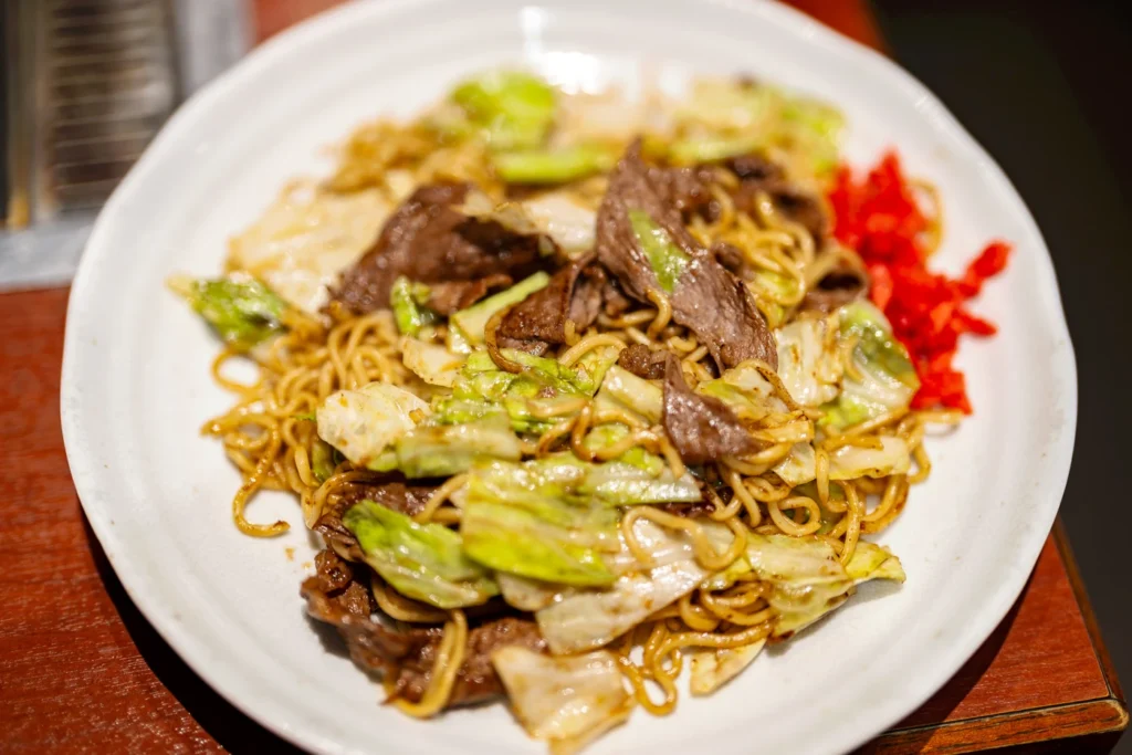 오키나와 맛집 이치겐야 완성된 야키소바