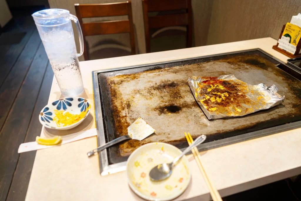 오키나와 맛집 이치겐야 다 먹은 모습