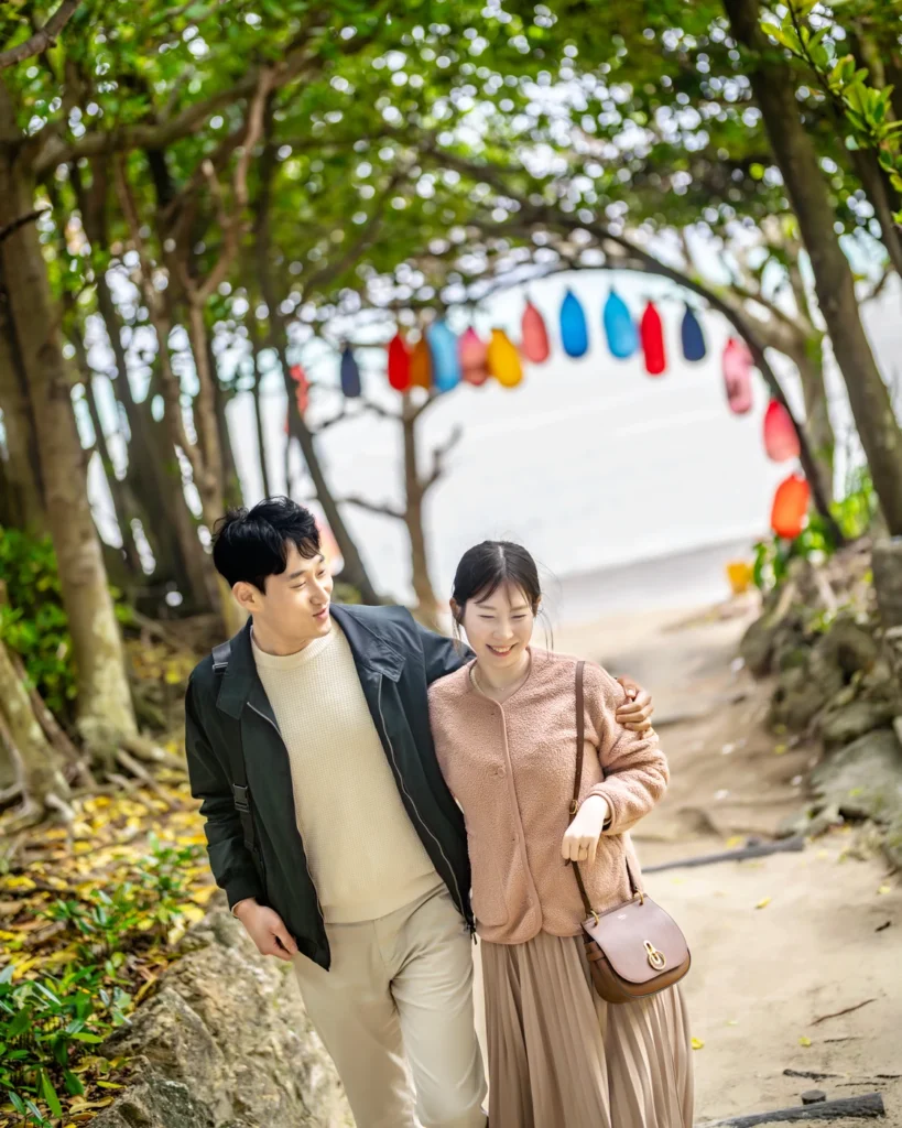 오키나와 스냅 비세후쿠기 걷기