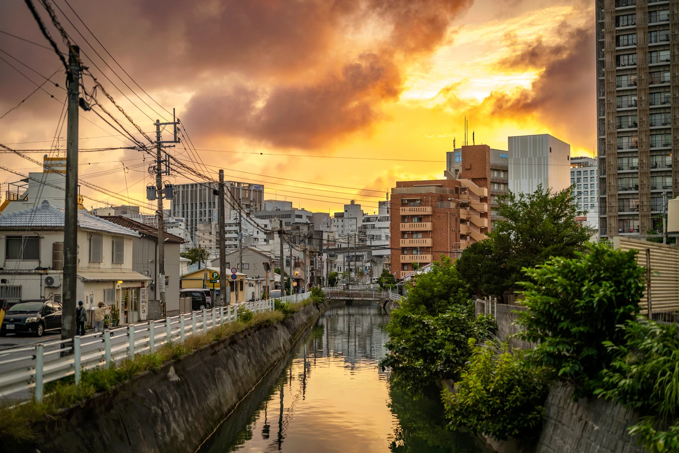 The appearance of the Miebashi River in Okinawa on 5th August 2025.