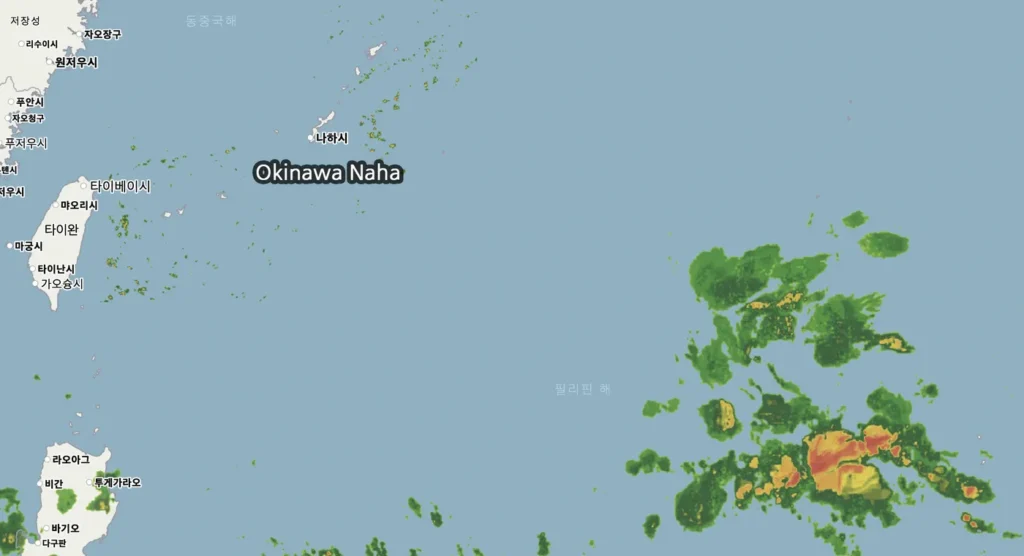 Okinawa Weather, 27th August 2025, Pacific Radar Situation