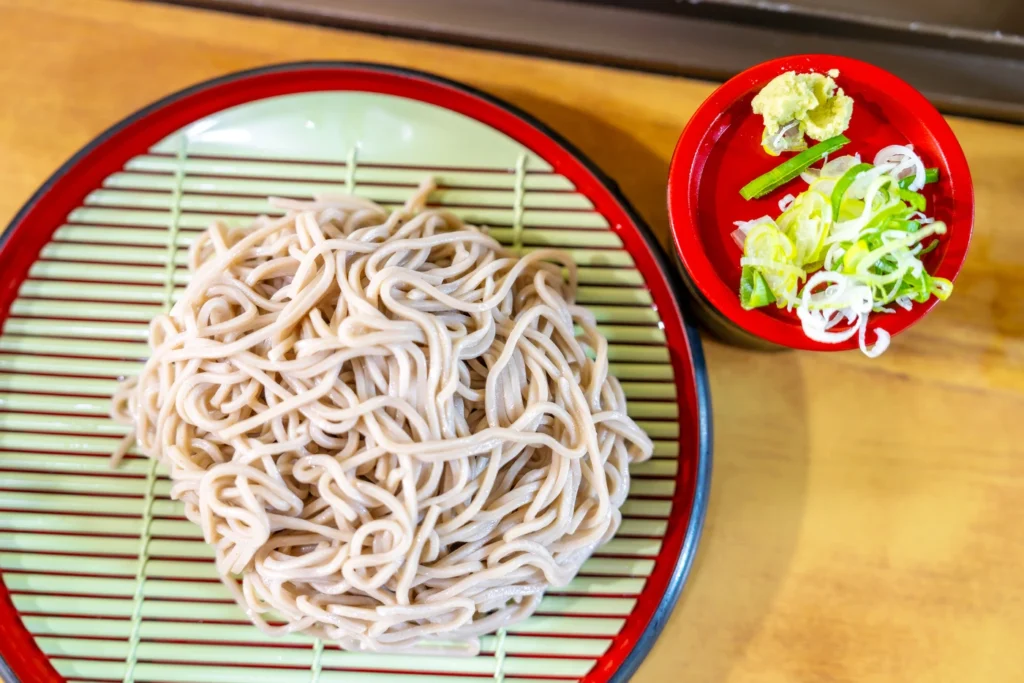 오키나와 맛집 사누키야 자루소바의 모습이다. 개인적으로 가장 좋아하는 메뉴이다.