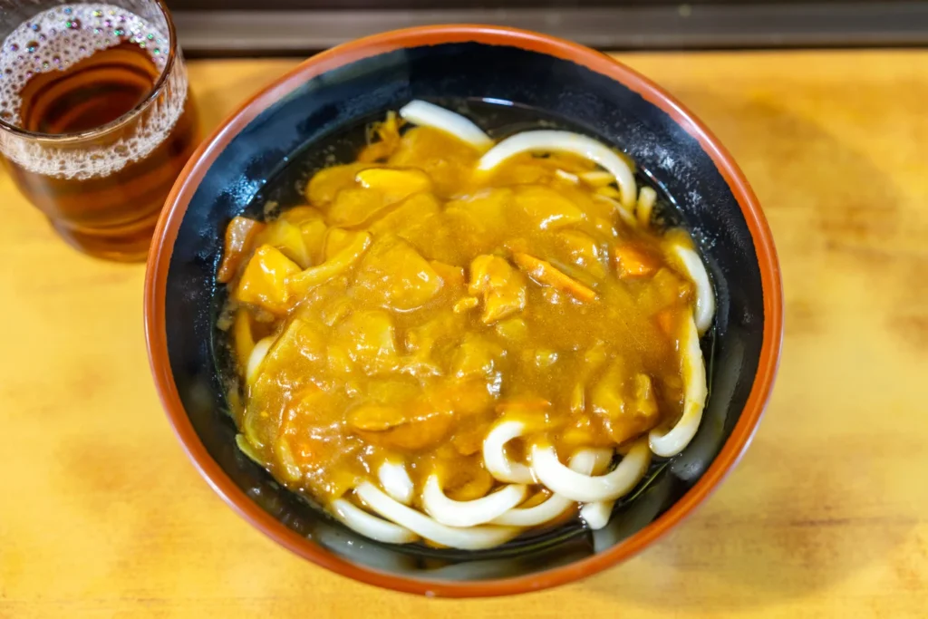 오키나와 맛집 사누키야 카레우동의 모습이다.