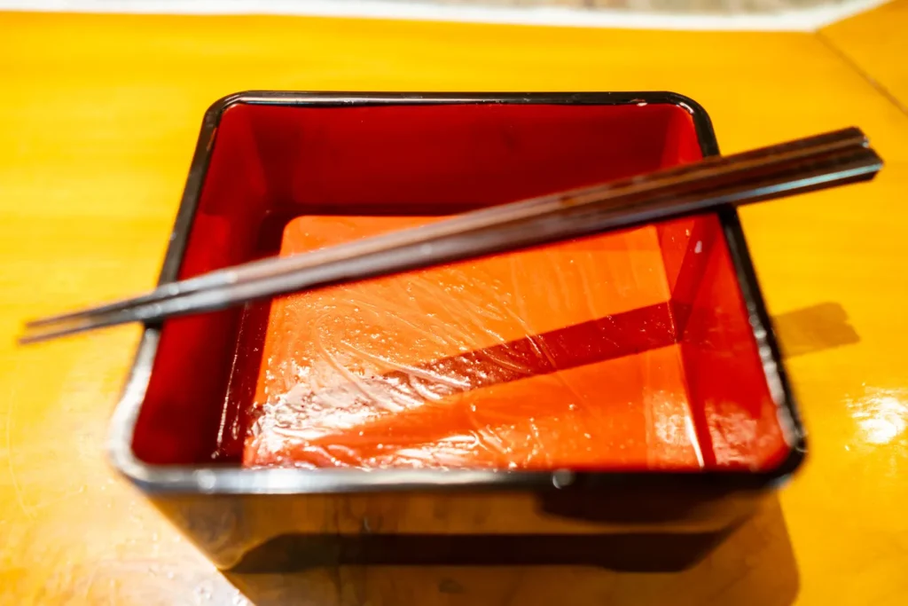 沖縄の美味しいお店、季節料理 湯川をきれいに完食した様子