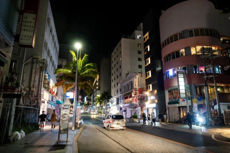Okinawa Weather: The Late Night Scene on Kokusai Street, 1st September 2025