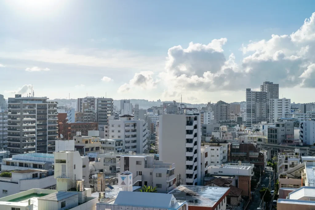 오키나와 날씨 2025년 9월 4일 아침 맑은 미에바시의 모습