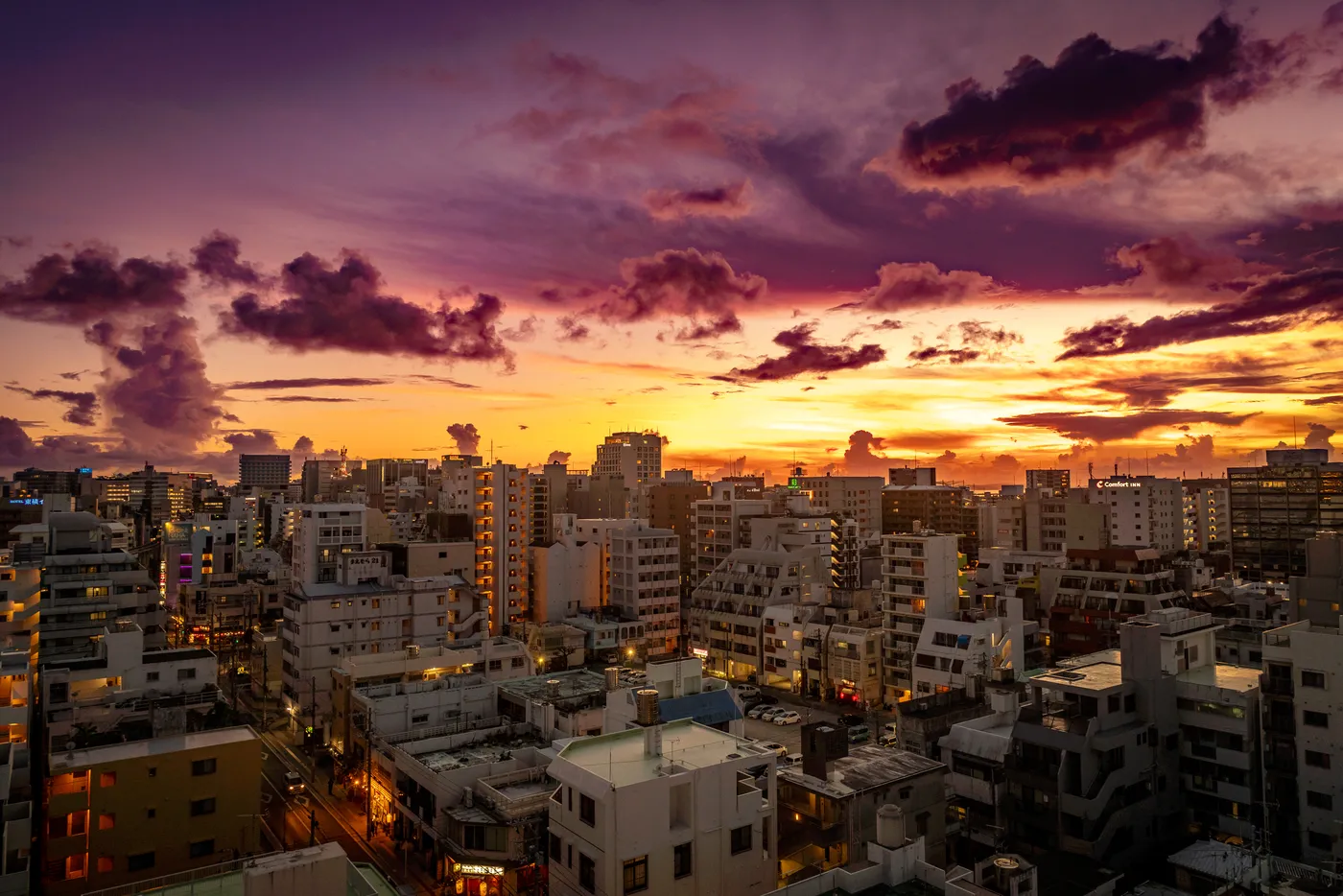 Okinawa Weather Sunset on 20th September 2025