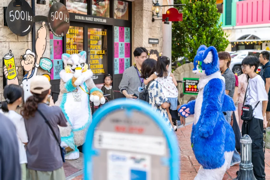 늑대탈 이벤트도 혼잡한 데포 아일랜드