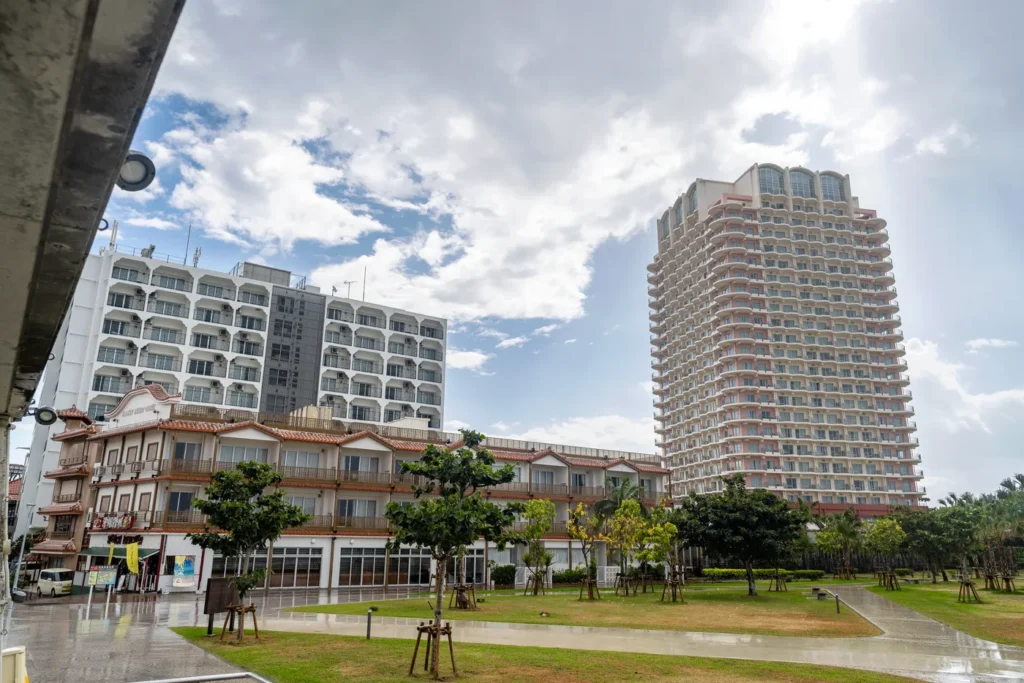 비가 그친 데포 아일랜드