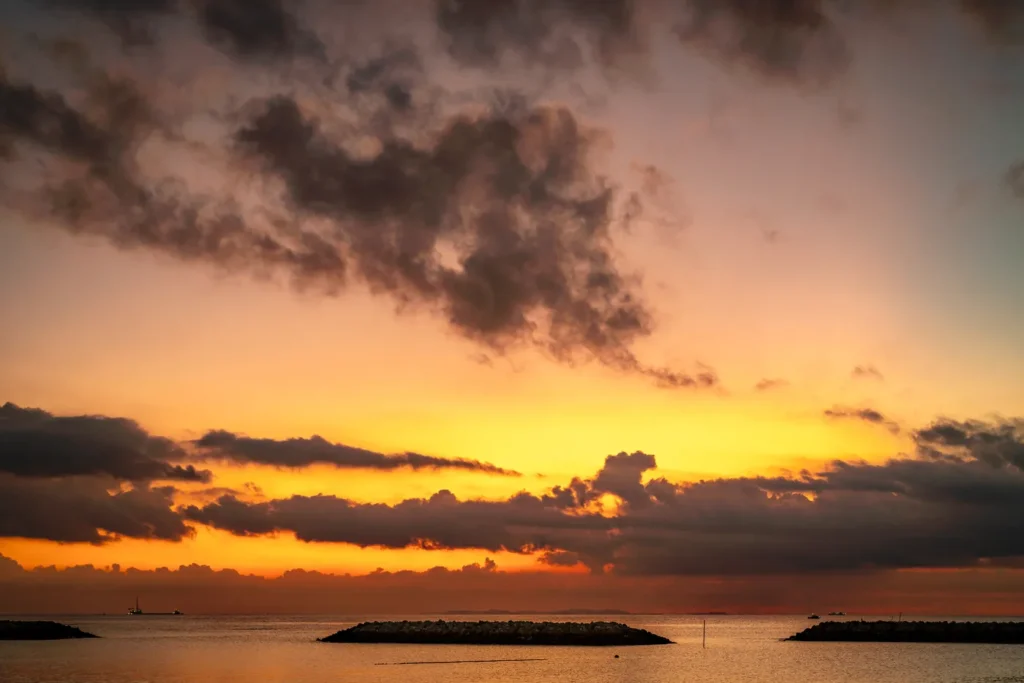 저녁 매직 아워 모습