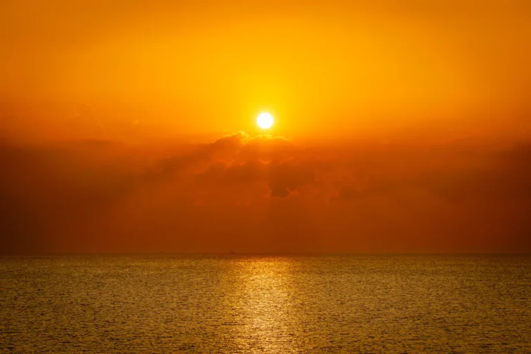 Okinawa Weather Sunset on 14th October 2025