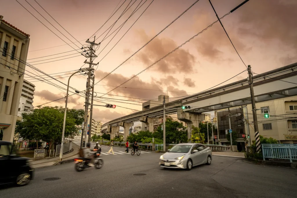 미에바시 일대 긴 옷 입은 사람들