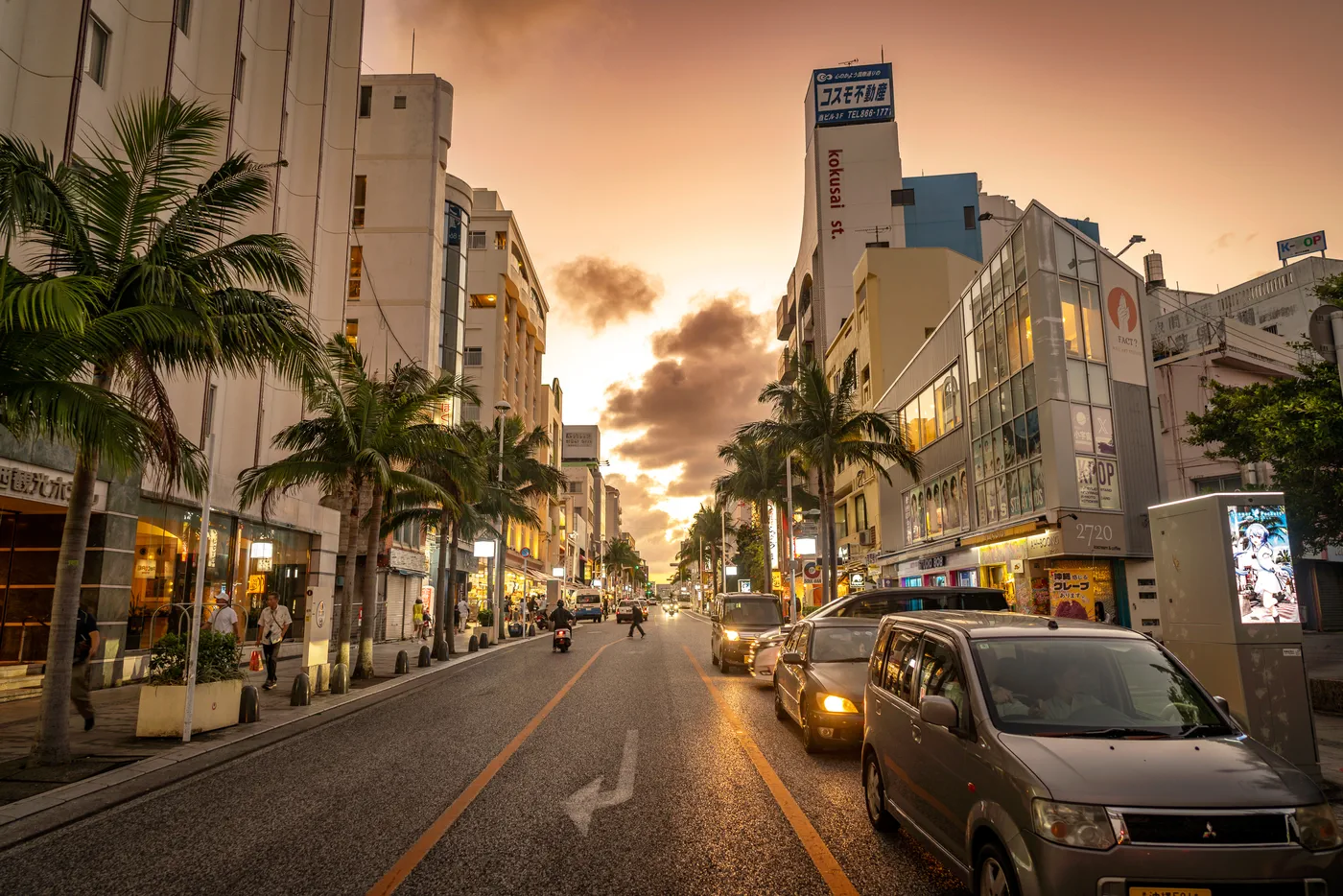 Okinawa Weather 17th October 2025 International Street Sunset