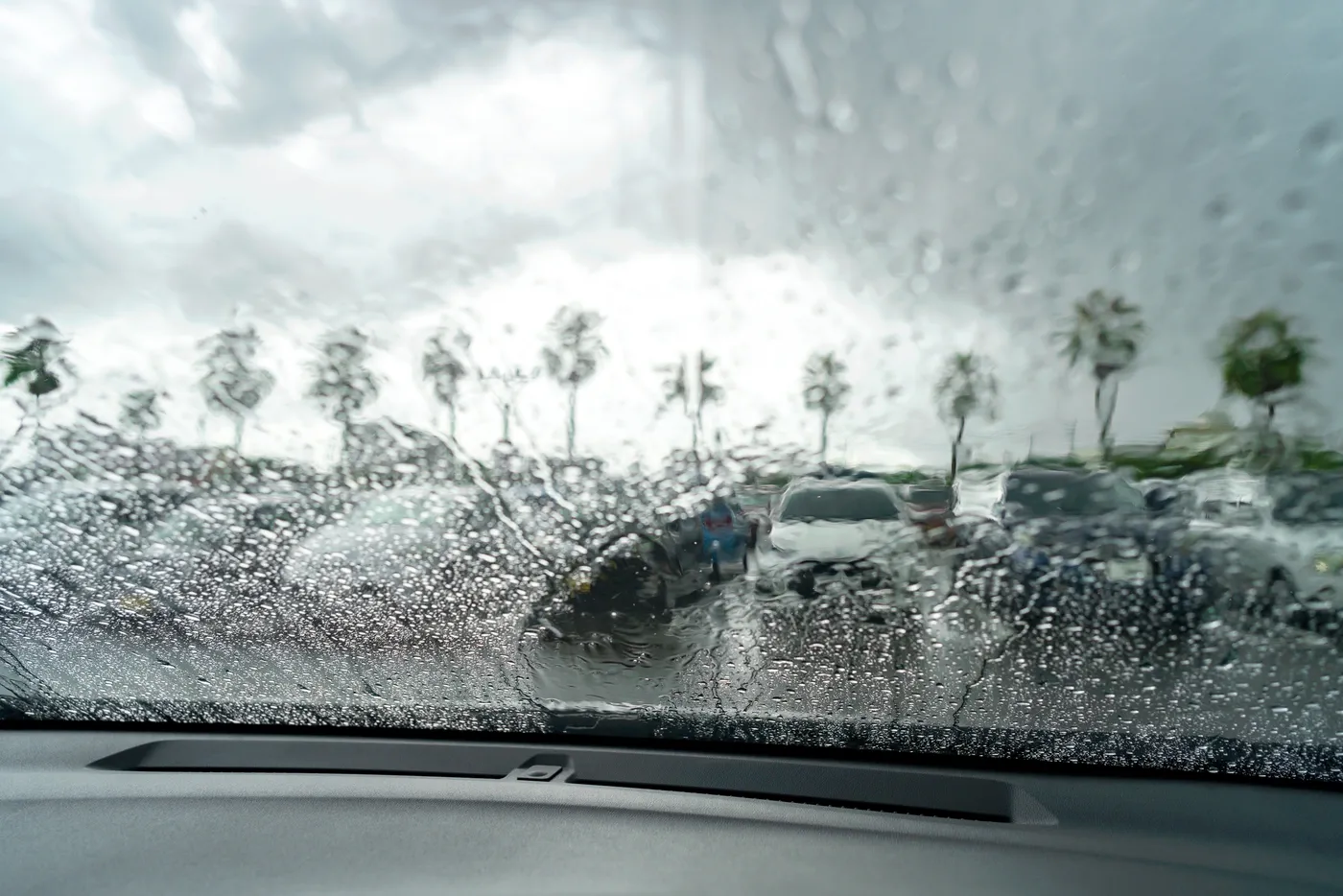 Okinawa weather on 19th October 2025: It's pouring rain.