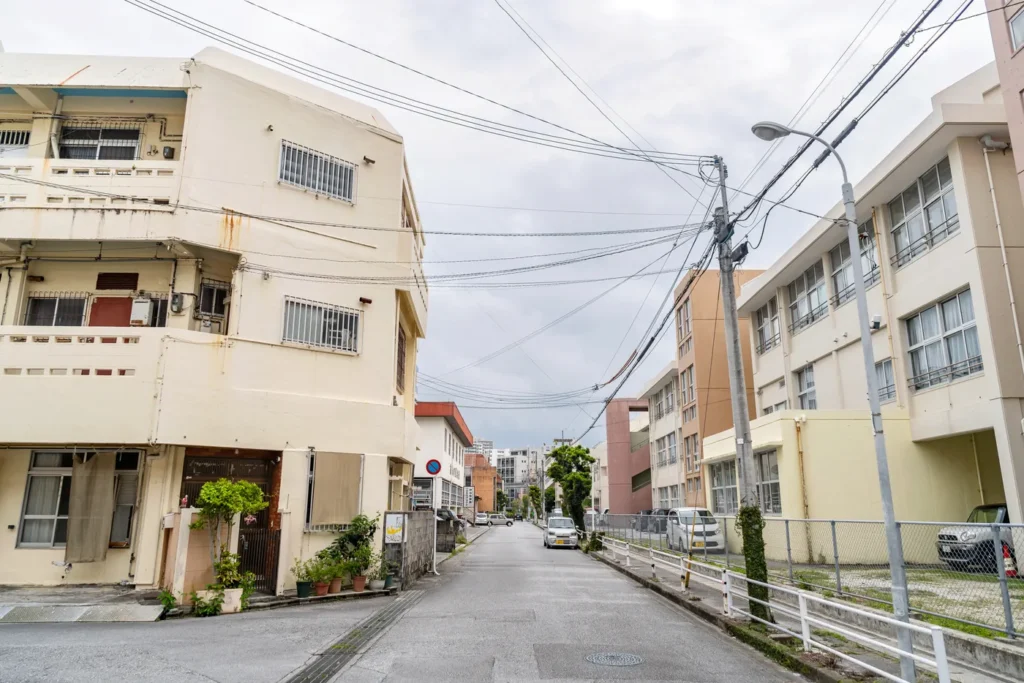 오늘 아침 오키나와 나하의 모습