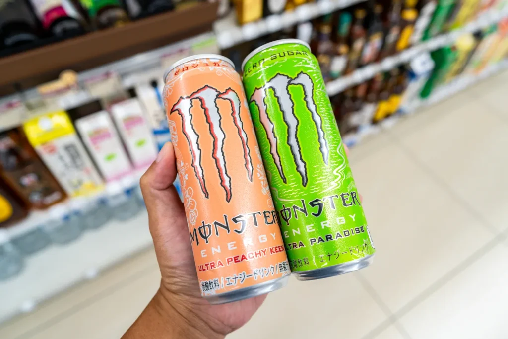 야간 우전을 위한 에너지 드링크