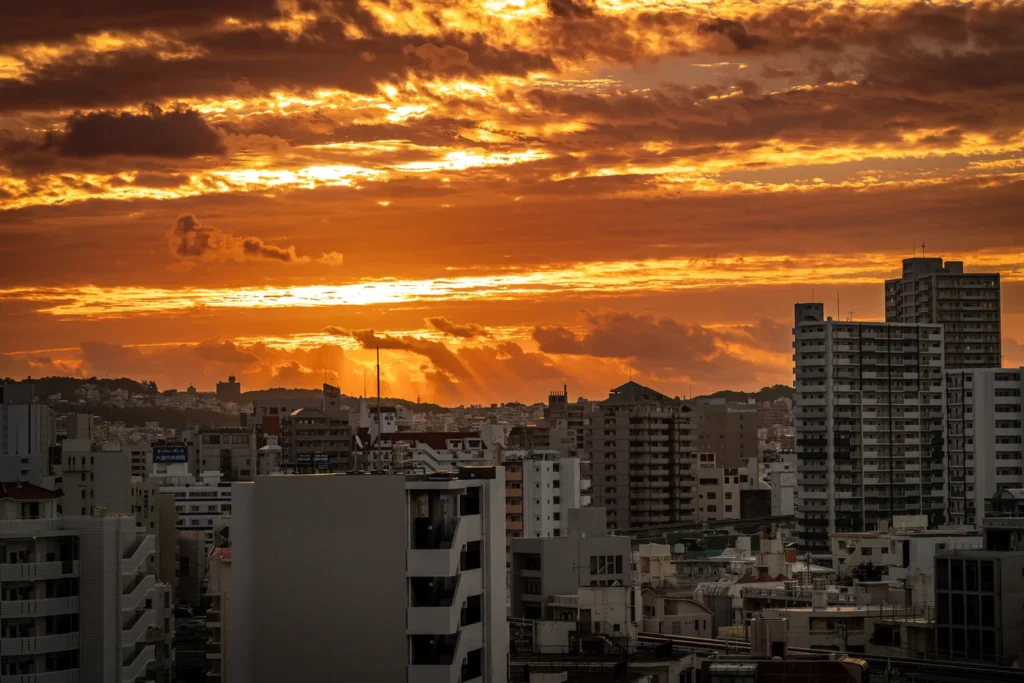 오키나와 날시 2025년 11월 4일 나하의 일출
