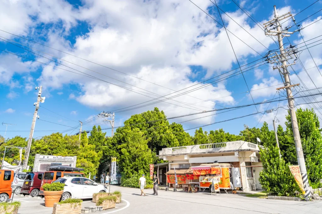 맑고 청명했던 비세후쿠기 길 입구