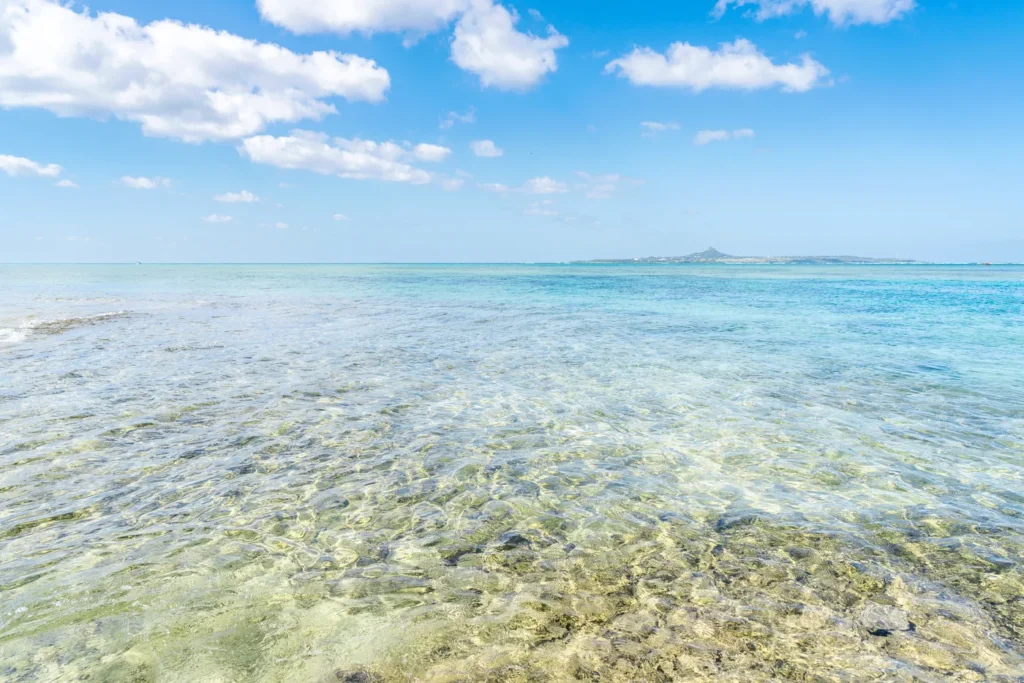 오후 비세자키 날씨 사진 매우 맑음