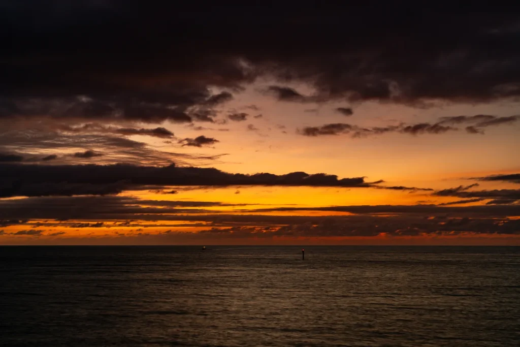 데포 아일랜드에서 바라본 노을