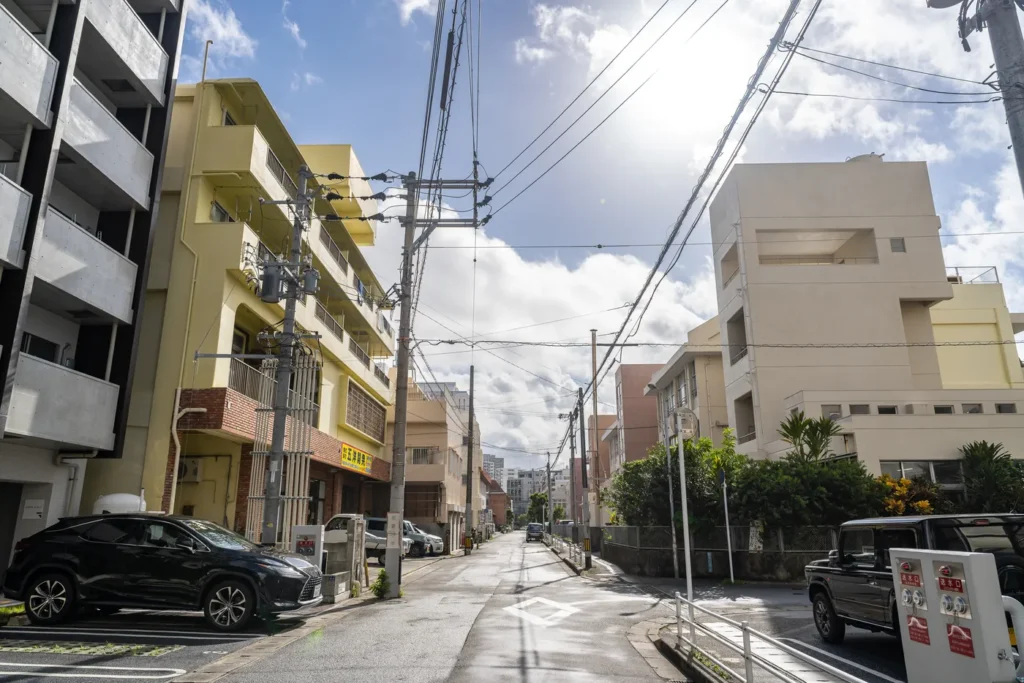 오늘 아침 오키나와 미에바시의 모습