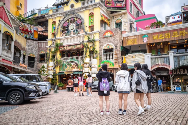 Women wearing hoodies on 19th November 2025 in Okinawa weather