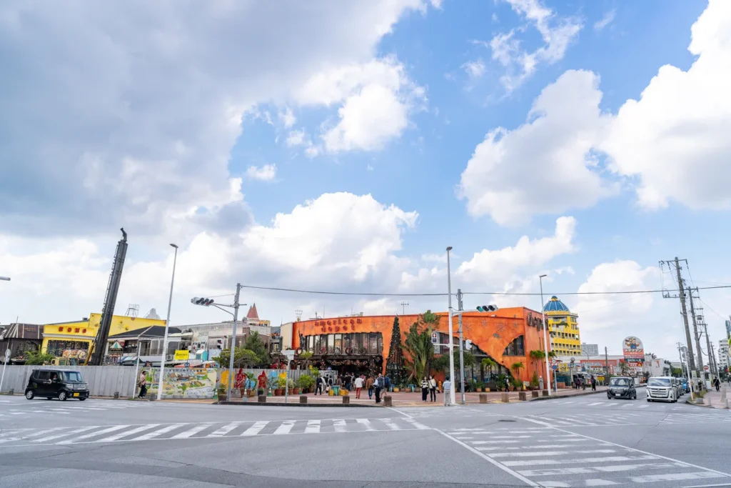 데포 아일랜드 오후의 모습