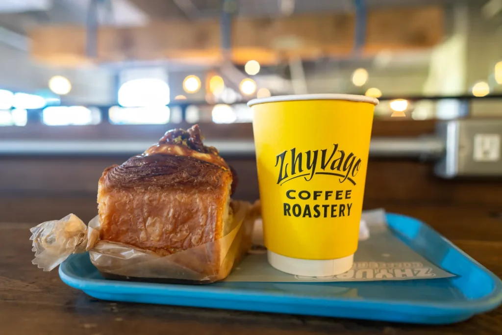 지바고 커피 아침 빵