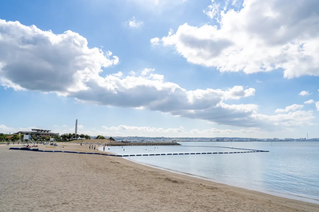 선셋 비치의 모습