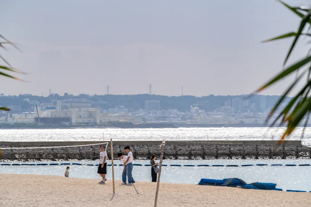 선셋 비치의 모습