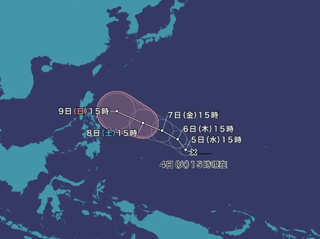 26호 태풍 예상 경로