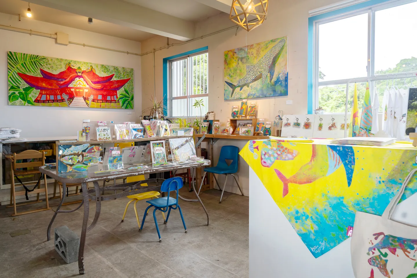 Artwork for sale inside