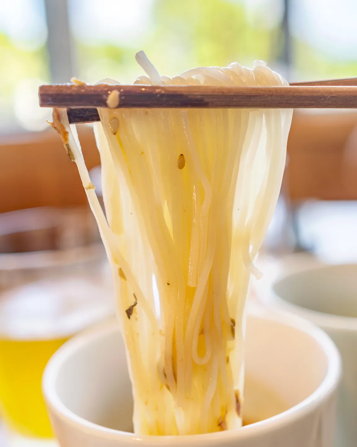 Soba zum Dippen wie Zaru Soba, Godeungseo-Soße